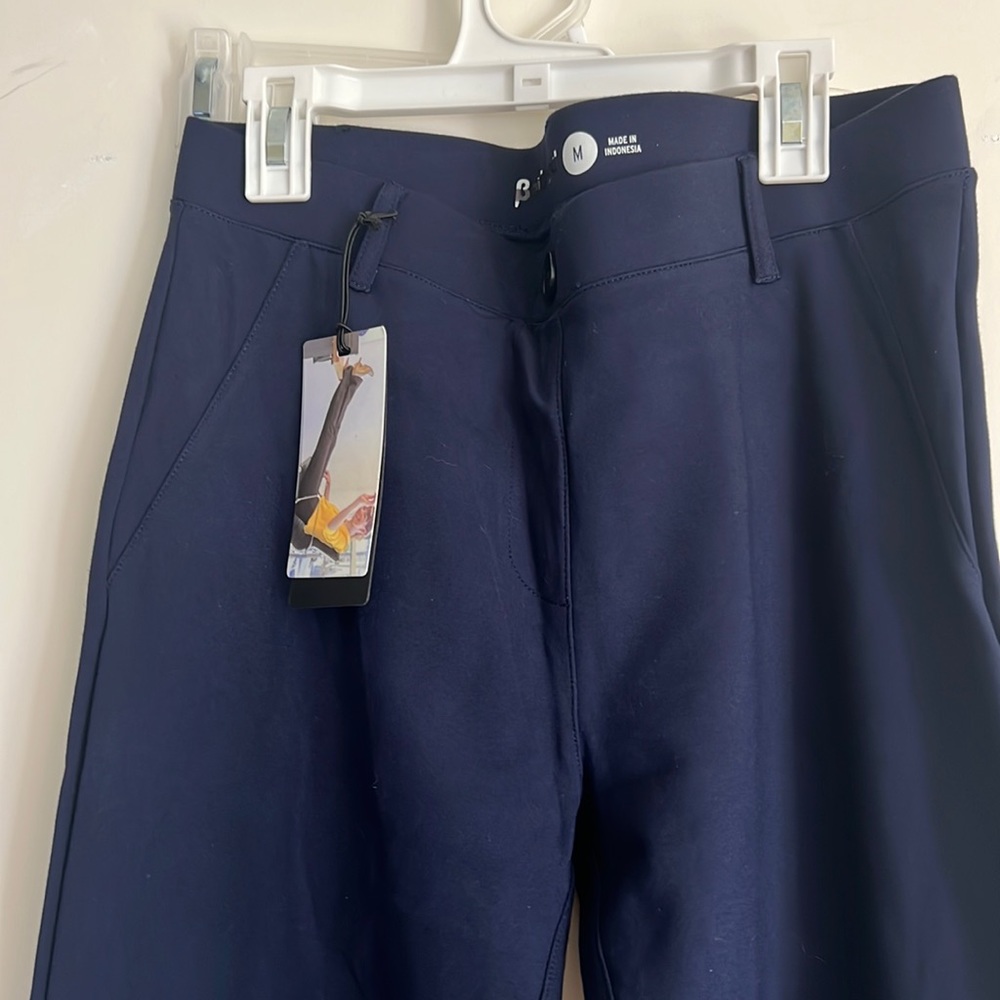 Betabrand Dress Pant Yoga Pants Navy